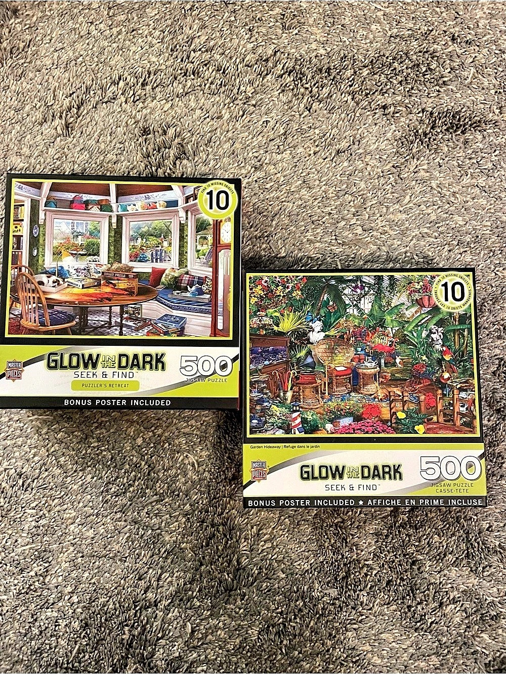 Buffalo Games Glow in the Dark Seek & Find 500 Piece Puzzle 500-Piece